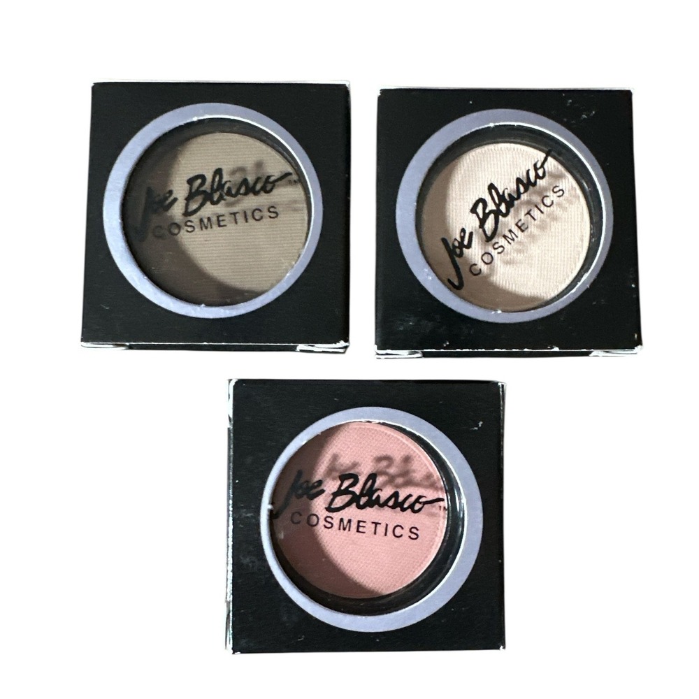 Lot of 3 Joe Blasco Cosmetics Eyeshadow Matte Santa Fe, Subtle, Isis NEW‎ in Box
